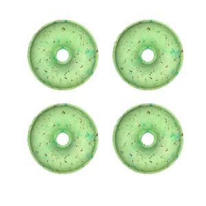 نمک حمام دوناتی شکل مدل نعنائی وزن 75 گرم بسته 4 تایی