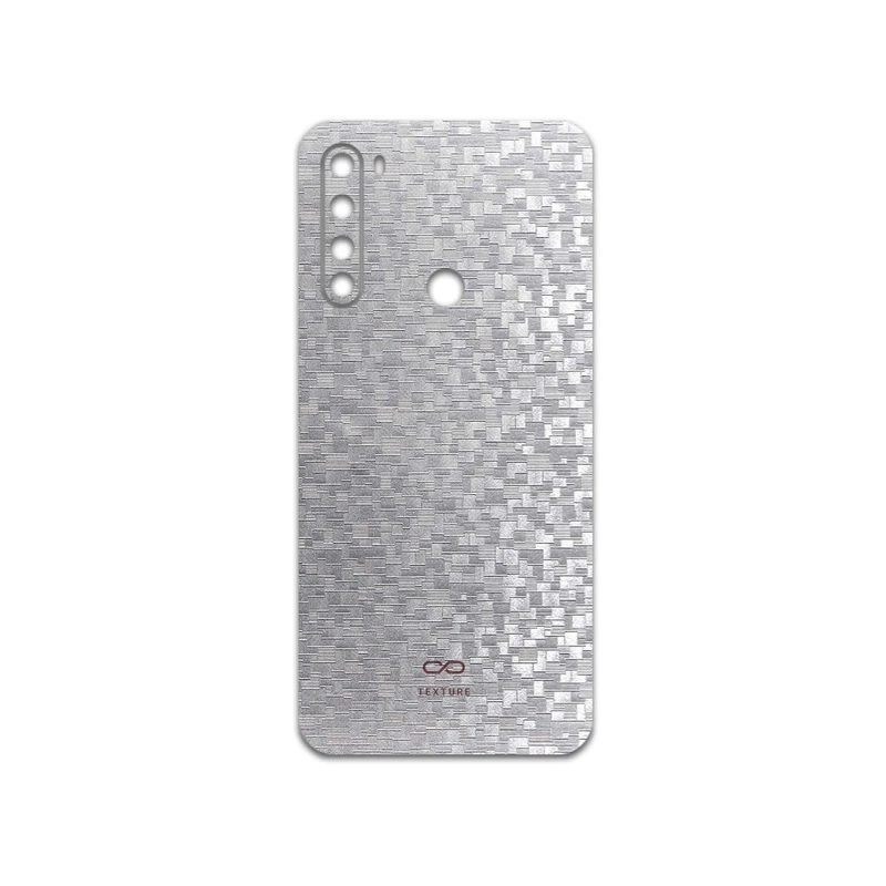 برچسب پوششی ماهوت مدل Silver-Silicon مناسب برای گوشی موبایل شیائومی Redmi Note 8 2021