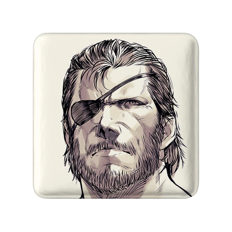 مگنت خندالو طرح بازی متال گیر (Metal Gear) مدل مربعی کد 33147