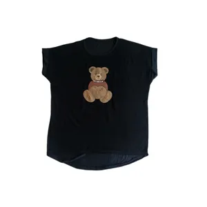 تی شرت آستین کوتاه زنانه مدل خرسی 