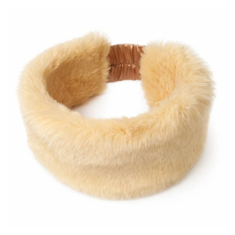 هدبند بافتنی زنانه مدل خز روسی