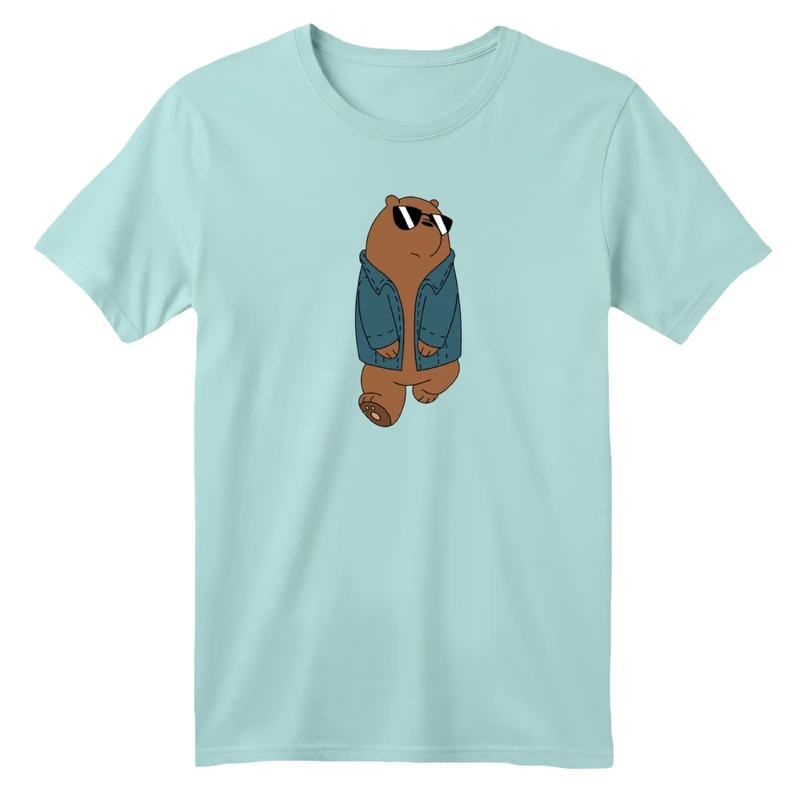 تی شرت آستین کوتاه بچگانه مدل سه خرس کد02  