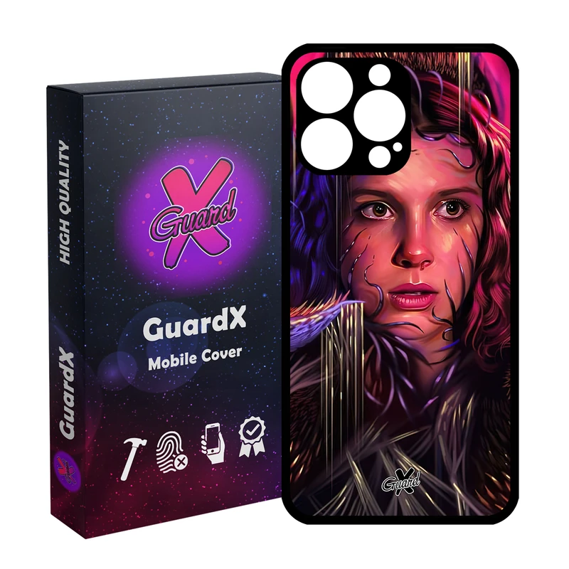 کاور گارد ایکس طرح Stranger Things مدل Glass10462 مناسب برای گوشی موبایل اپل iPhone 14 Pro Max