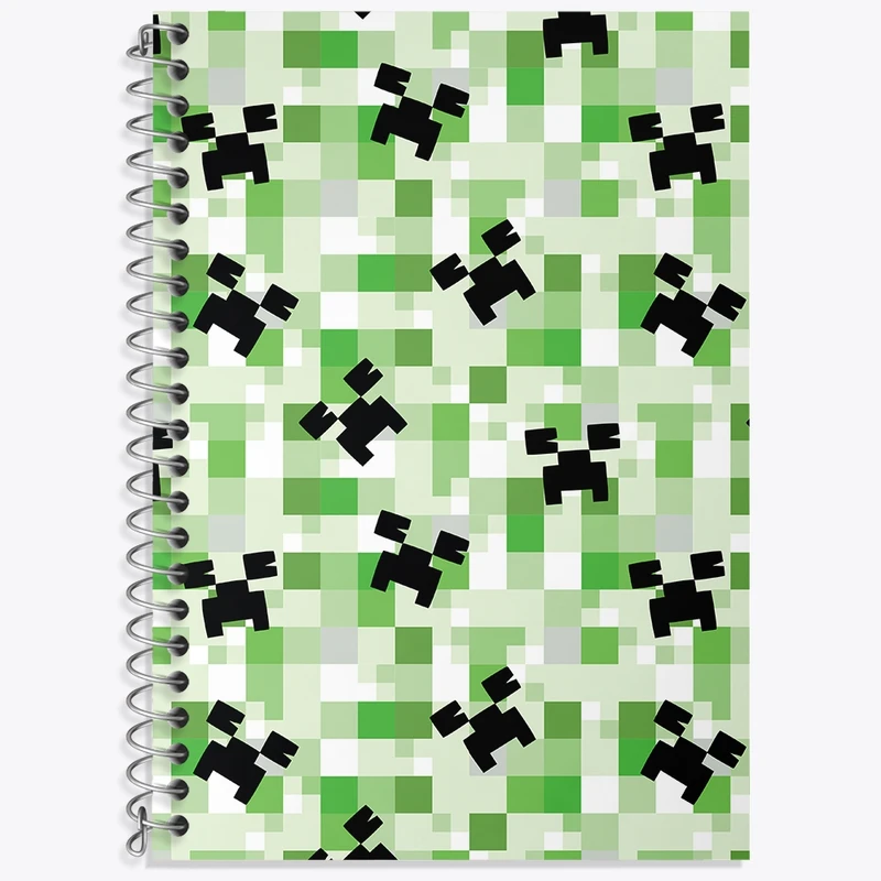 دفتر لغت 50 برگ خندالو طرح ماینکرافت (Minecraft) کد N544