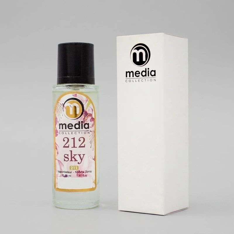 عطر جیبی زنانه مدیا مدل 212 SKY حجم 35 میلی لیتر