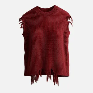 جلیقه زنانه مدل بافتنی جنگی