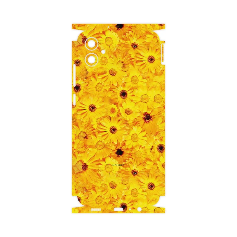 برچسب پوششی ماهوت مدل Yellow_Flower-FullSkin مناسب برای گوشی موبایل سامسونگ Galaxy M04