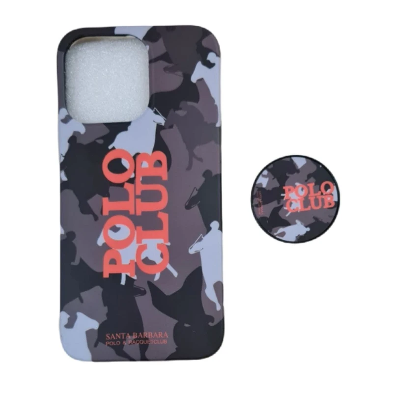 کاور کد polo-322 مناسب برای گوشی موبایل اپل iPhone 13 Pro به همراه پاپ سوکت