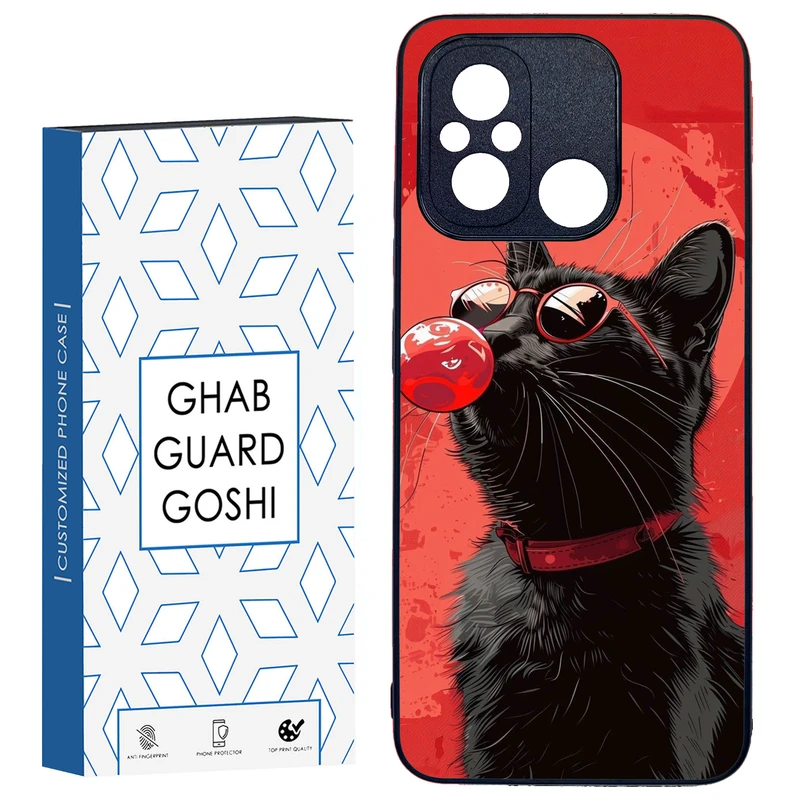 کاور قاب گارد گوشی طرح گربه کد TPU-296 مناسب برای گوشی موبایل شیائومی REDMI 12C / POCO C55