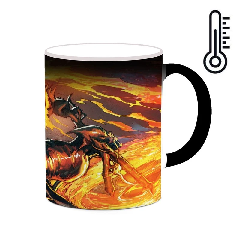 ماگ حرارتی کاکتی مدل گوست رایدر Ghost Rider کد mgh38744