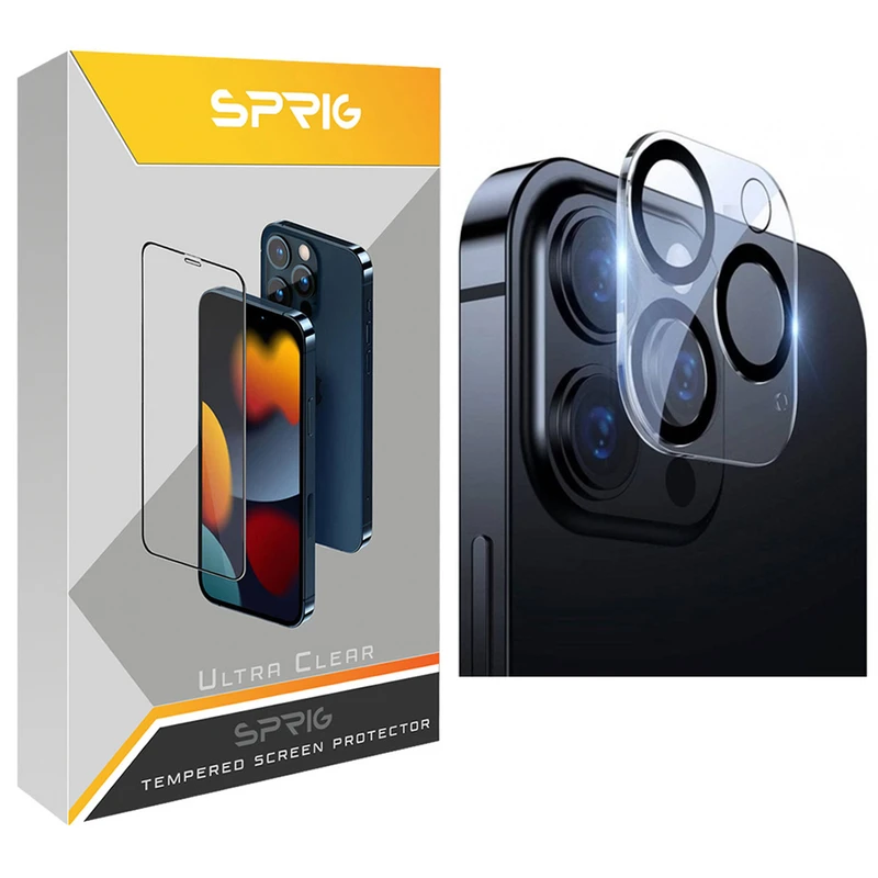 محافظ لنز دوربین اسپریگ مدل SH-SPG مناسب برای گوشی موبایل اپل iPhone 13 Pro / 13 Pro Max