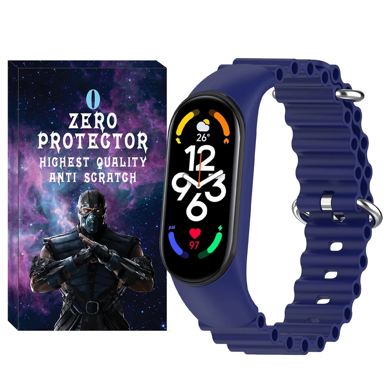 بند زیرو مدل Ocean ZR مناسب برای ساعت هوشمند شیائومی Mi band 4/5/6
