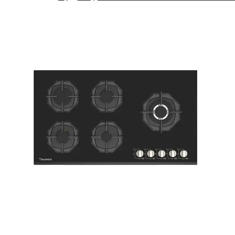 اجاق گاز صفحه‌ ای شیشه‌ ای تایسز مدل TBG5-1920