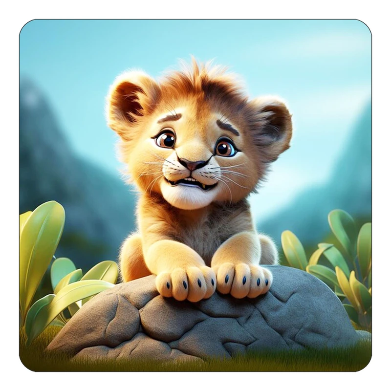 مگنت کاکتی طرح حیوانات کارتونی مدل mp27328