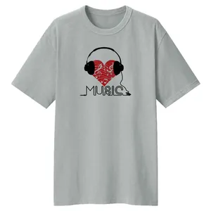 تی شرت لانگ آستین کوتاه زنانه مدل موزیک کد LL70 رنگ طوسی