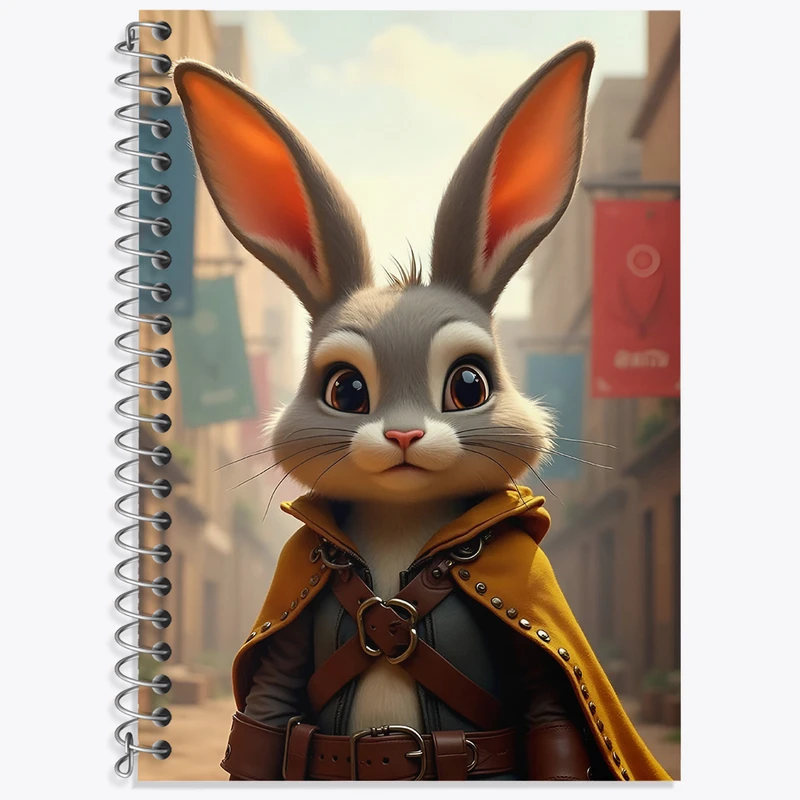 دفتر لغت 50 برگ خندالو طرح خرگوش بامزه کد N3428