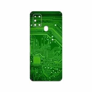 MAHOOT Green Printed Circuit Board Cover Sticker for Samsung Galaxy A21s