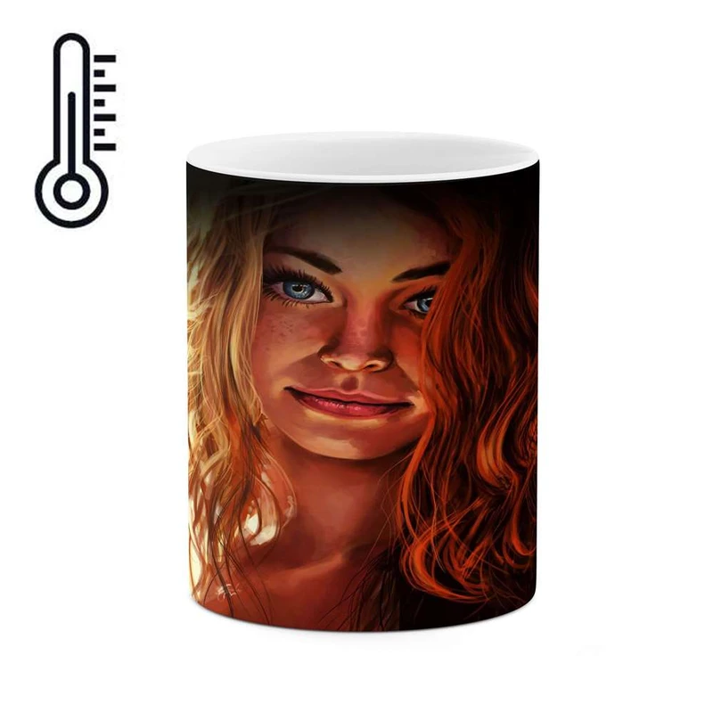 ماگ حرارتی کاکتی مدل نقاشی کد mgh13482