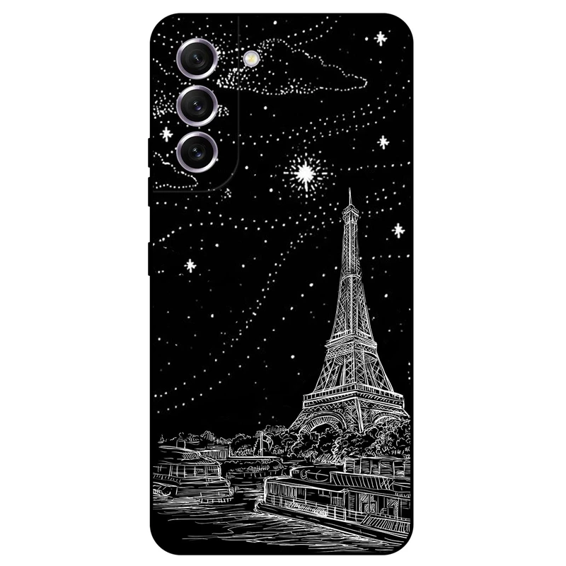 کاور مگافون طرح ایفل مدل 8107 مناسب برای گوشی موبایل سامسونگ Galaxy S22 5G