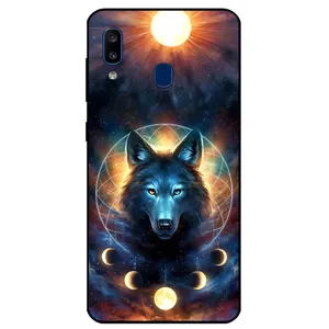 Megafone Wolf and Moon 8006 Cover For Samsung Galaxy A20 E