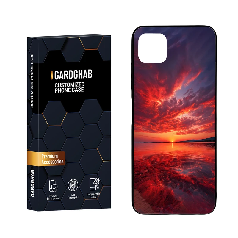 کاور گارد قاب مدل دور ژله ای منظره و طبیعت مناسب برای گوشی موبایل سامسونگ Galaxy A22 5G