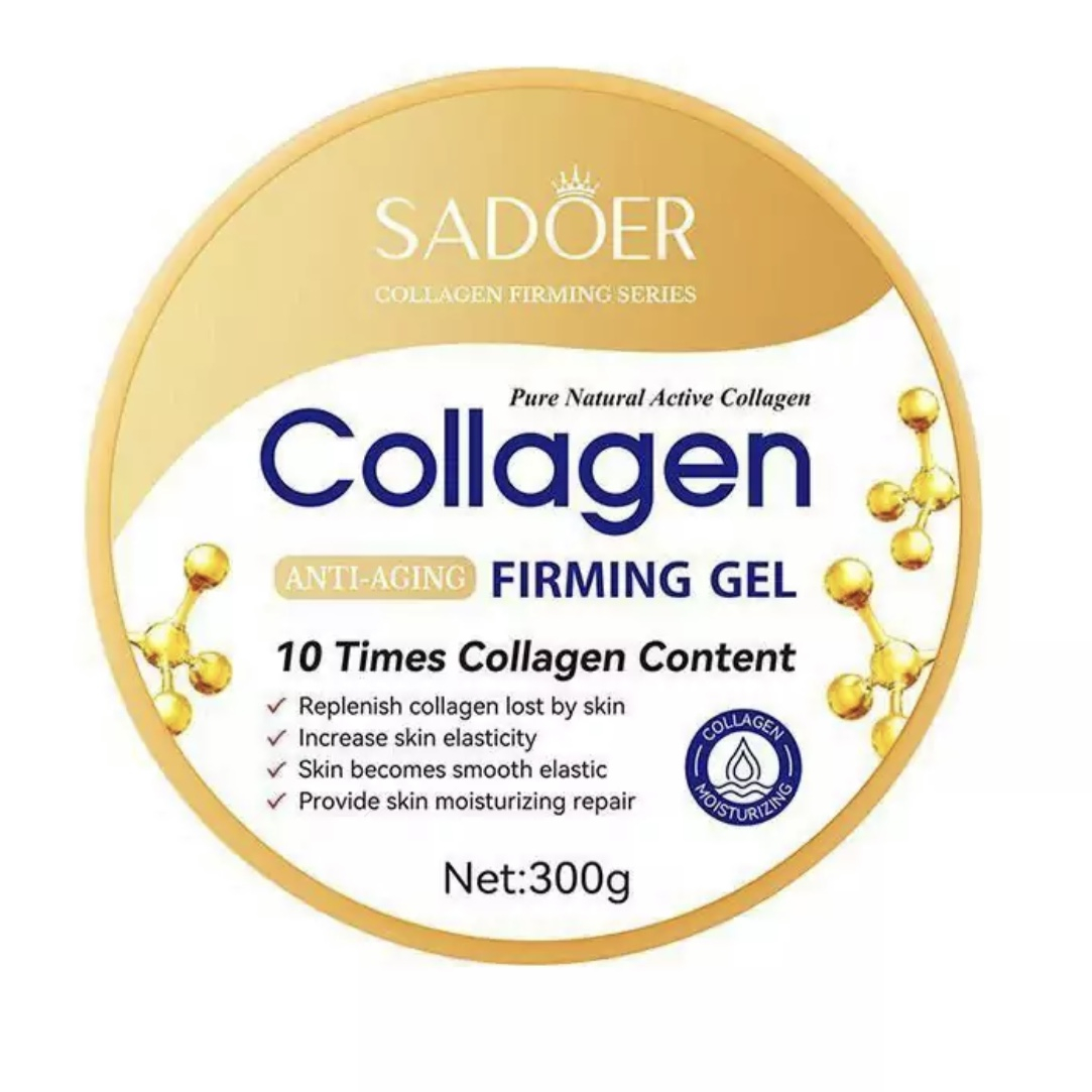 ژل آبرسان صورت و گردن  سادور مدل کلاژن مناسب انواع پوست وزن 300 گرم