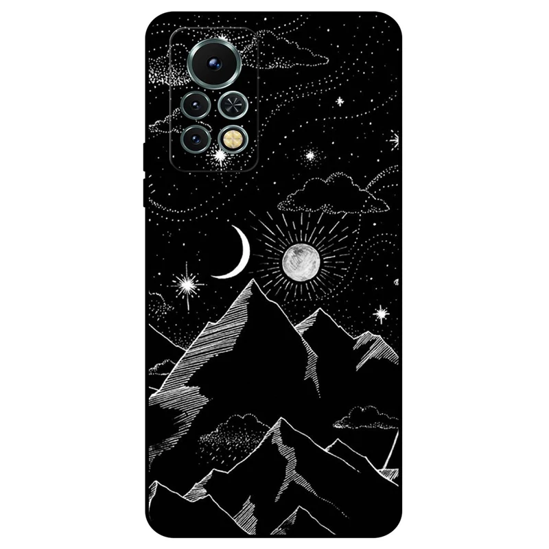 کاور مگافون طرح کوه مدل 8078 مناسب برای گوشی موبایل اینفینیکس Note 11s