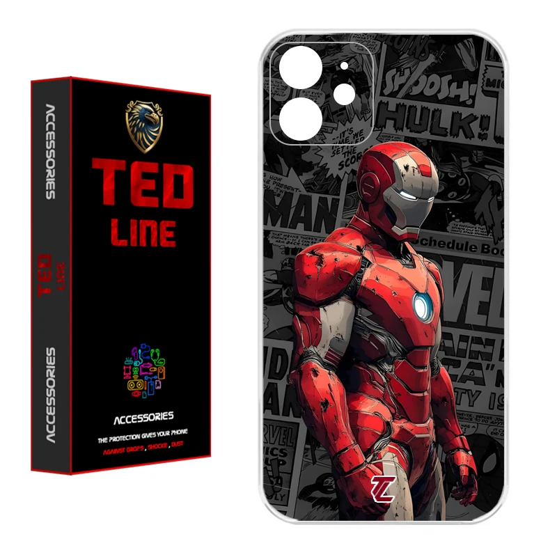 کاور تدلاین طرح آیرون من کد 1161 مناسب برای گوشی موبایل اپل Iphone 12