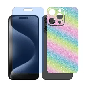 Glass Together model anti blue screen protector Suitable for Apple iPhone 16 Pro Max mobile phone with back cover sticker