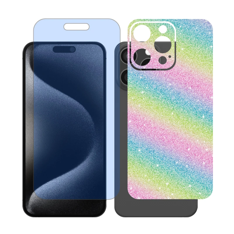 محافظ صفحه نمایش بلوکات گلس مدل Together مناسب برای گوشی موبایل اپل iPhone 16 Pro Max به همراه برچسب پوششی پشت گوشی