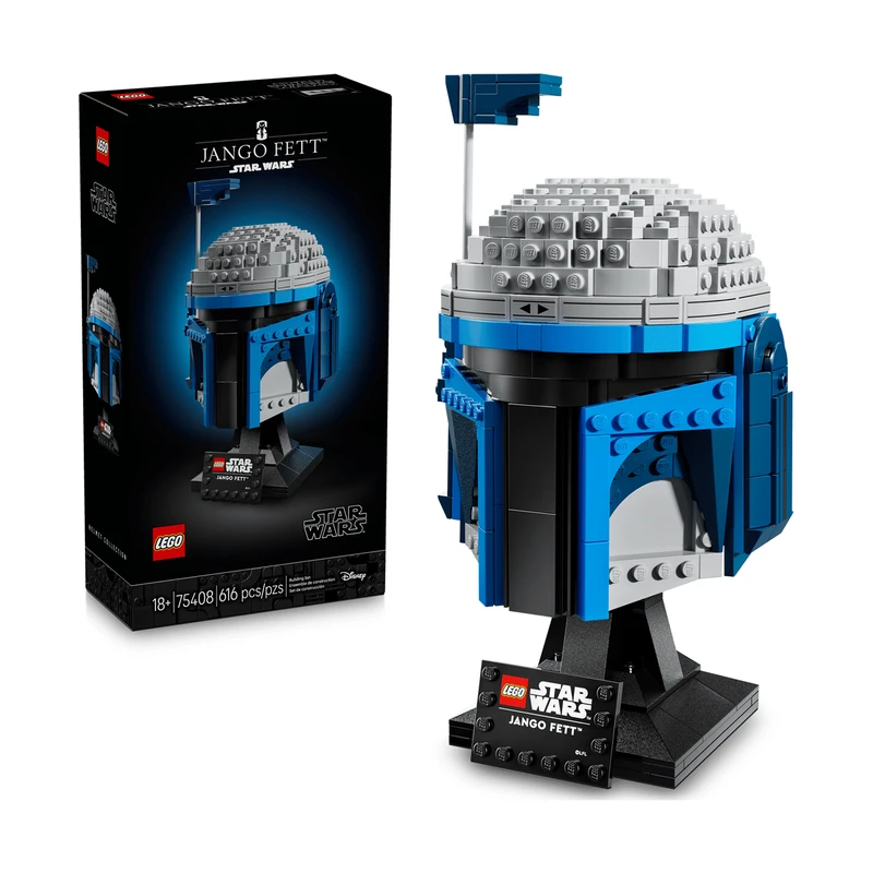 لگو 616 تکه سری Star Wars مدل Jango Fett Helmet کد 75408