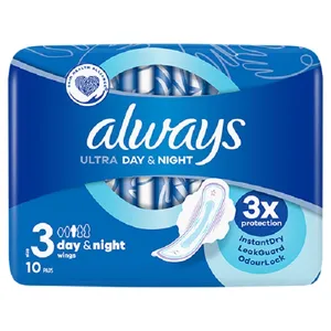 نوار بهداشتی الویز مدل ultra day night سایز 3 بسته 10 عددی