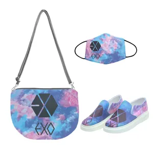 ست کیف و کفش زنانه مدل exo کد f77 به همراه ماسک