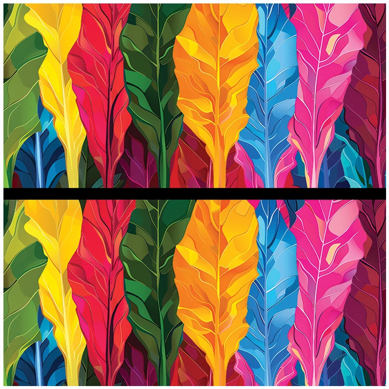 کاغذ کادو آسمان شهر طرح برگ‌ رنگین کد 111 بسته 5 عددی