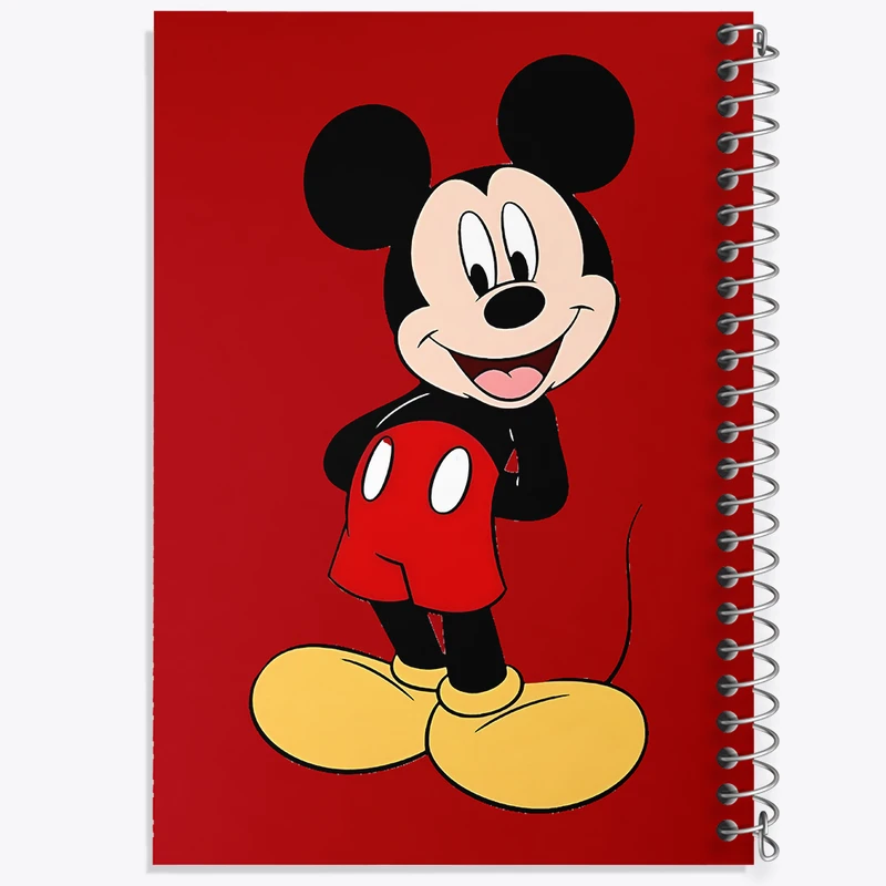 دفتر ژورنال نویسی 50 برگ خندالو مدل نقطه ای طرح میکی موس کد N2864