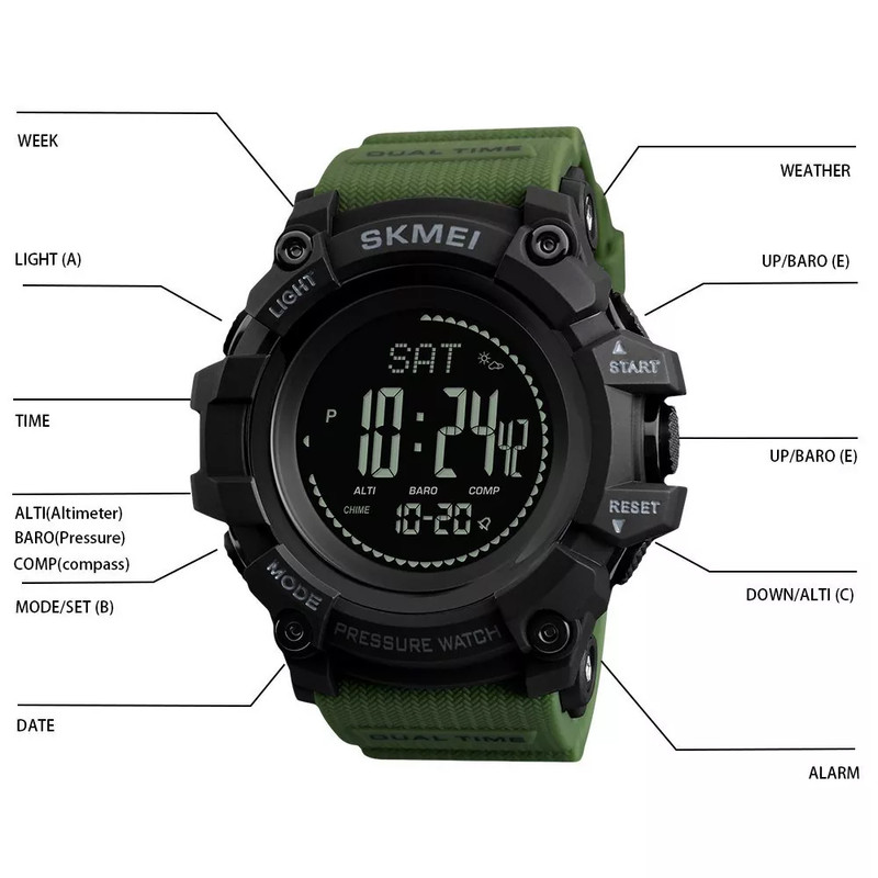 ساعت مچی دیجیتال مردانه اسکمی مدل T1358 ساعت مچی دیجیتال مردانه اسکمی مدل T1358