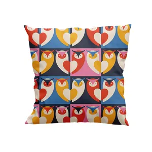 کوسن مدل قلب و جغدها کد DKK645