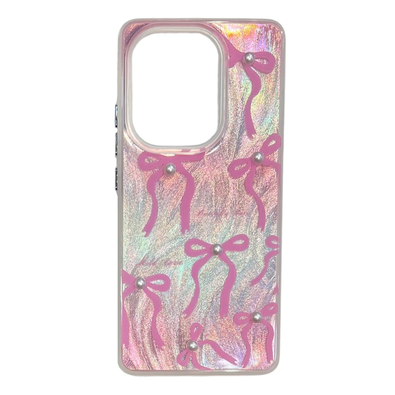 کاور طرح پاپیون مرواریدی مناسب برای گوشی موبایل شیائومی REDMI NOTE 13 PRO 4G