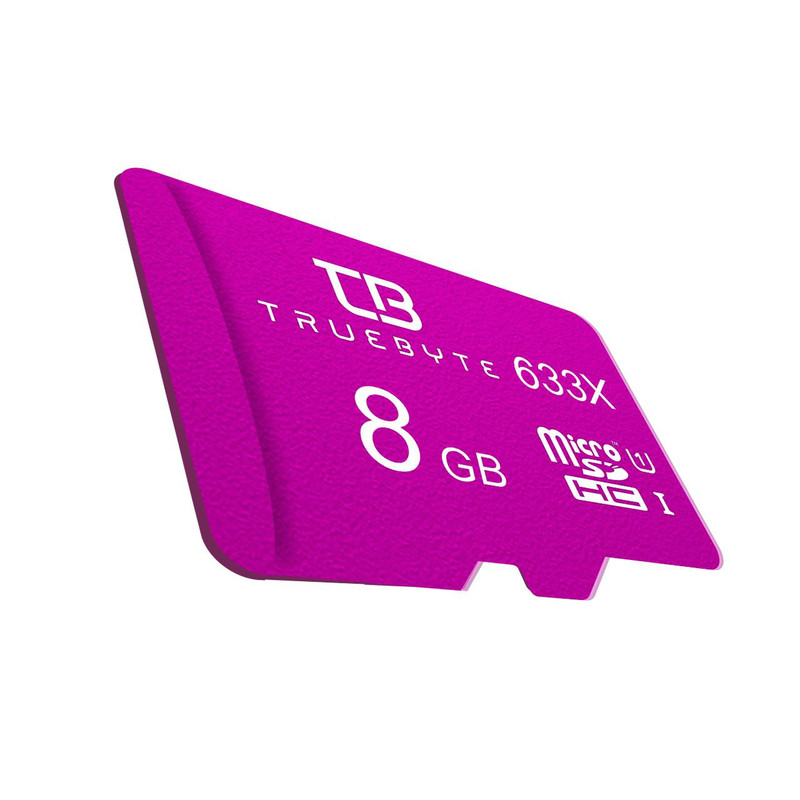 کارت حافظه microSDHC تروبایت مدل 633X کلاس 10 استاندارد UHS-I U1 سرعت 95MBps ظرفیت 8 گیگابایت به همراه آداپتور SD و کارت خوان