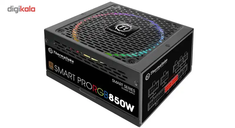 منبع تغذیه کامپیوتر ترمالتیک مدل Smart Pro RGB 850W Bronze