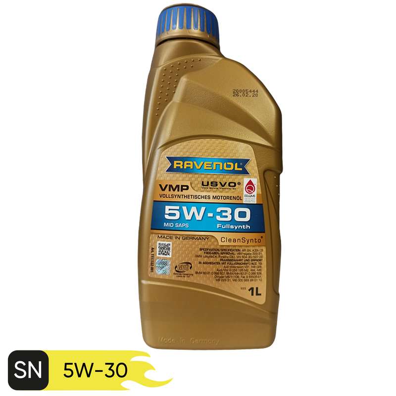 روغن موتور راونول مدل VMP 5W30 SN حجم 1 لیتر