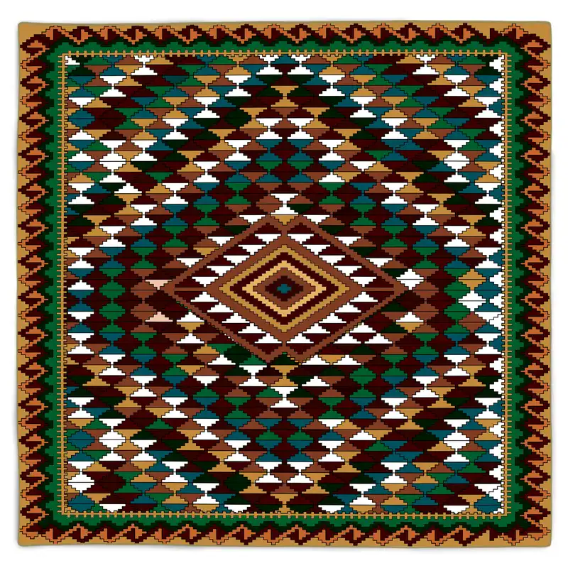 رومیزی طرح گبه کد 9224