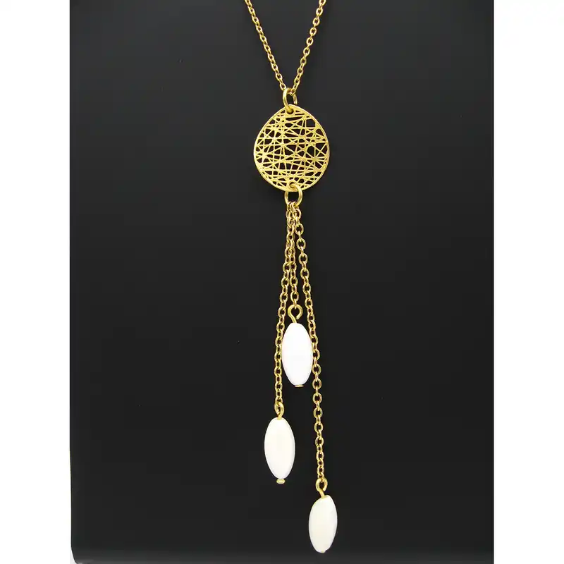 گردنبند طلا 18 عیار زنانه مانچو کد sfg650