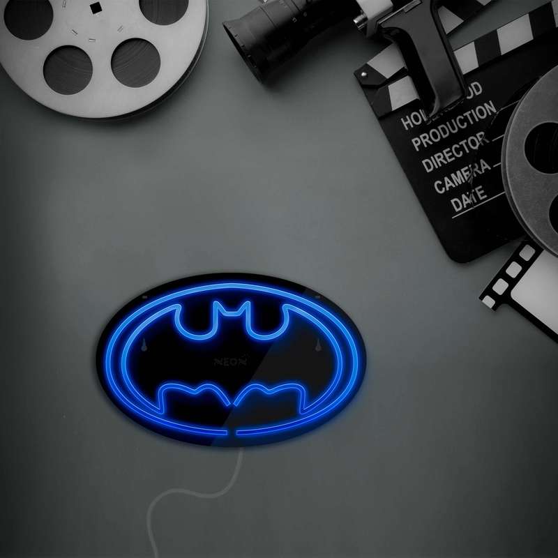 چراغ دیواری نئون دیزاین طرح Batman-BL_BL