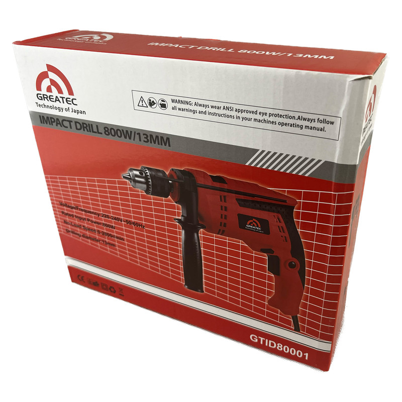 دریل چکشی گریتک مدل GTID80001