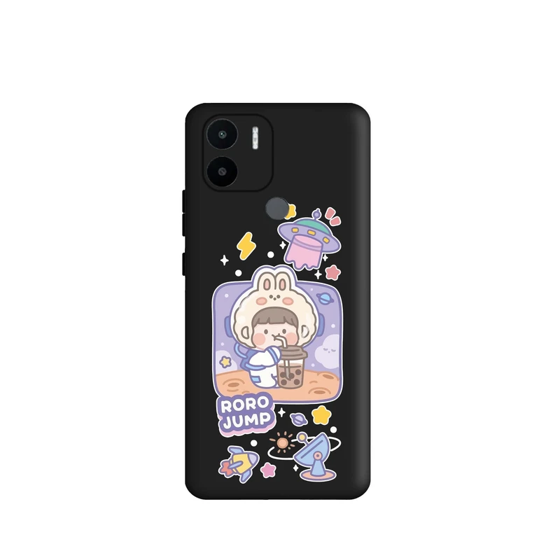 کاور قاب گارد طرح دختر فضانورد اسموتی کد t6428 مناسب برای گوشی موبایل شیائومی Redmi A1 Plus / Redmi A2 Plus 