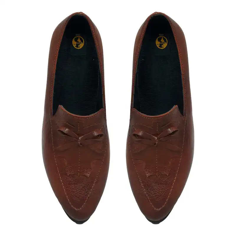 کفش زنانه سیی مدل چرم برگی کد 1861