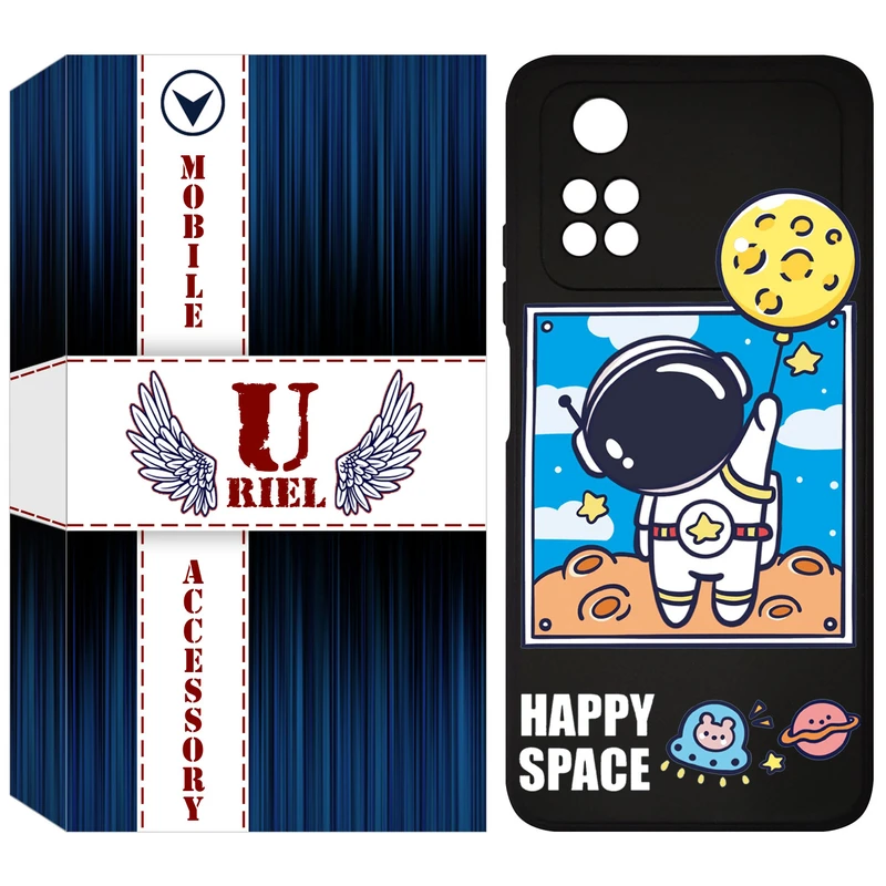 کاور یوریل مدل KSH کد 7 طرح فضانورد مناسب برای گوشی موبایل شیائومی Poco M4 Pro 4G