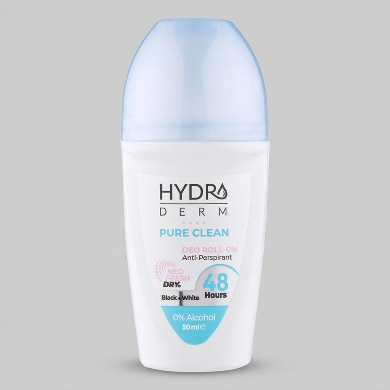 رول ضد تعریق زنانه هیدرودرم مدل Pure Clean حجم 50 میلی لیتر
