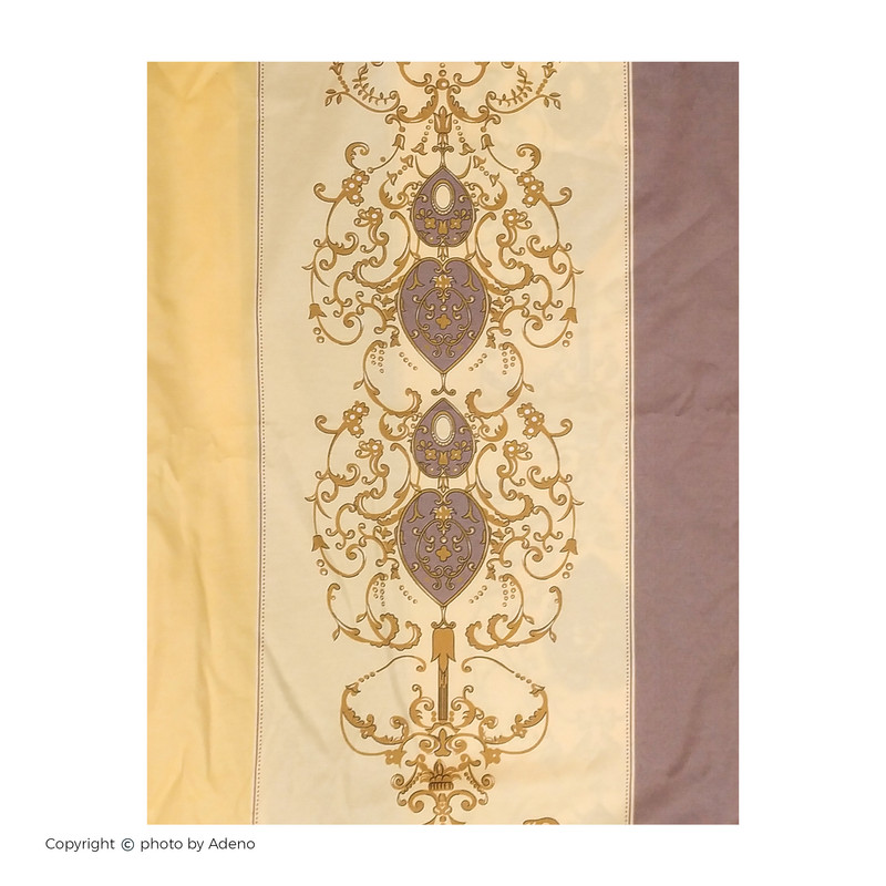 ملحفه تشک مهمان آدنو مدل درباری کد IR101 سایز 90x190 سانتی متر